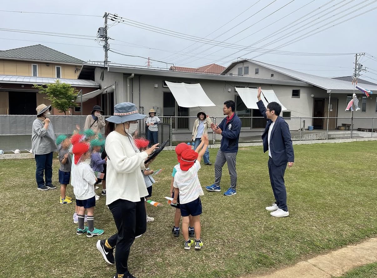 クリケット体験会の活動写真
