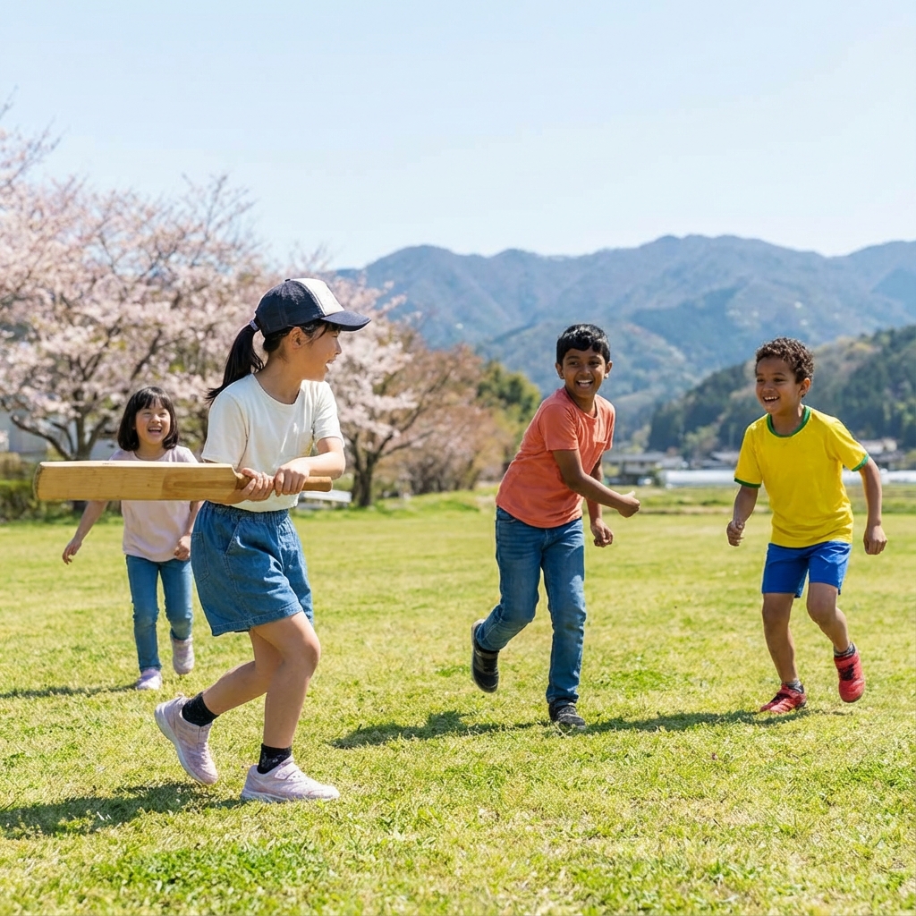 れんりの子保育園クリケット体験会が中日新聞に掲載